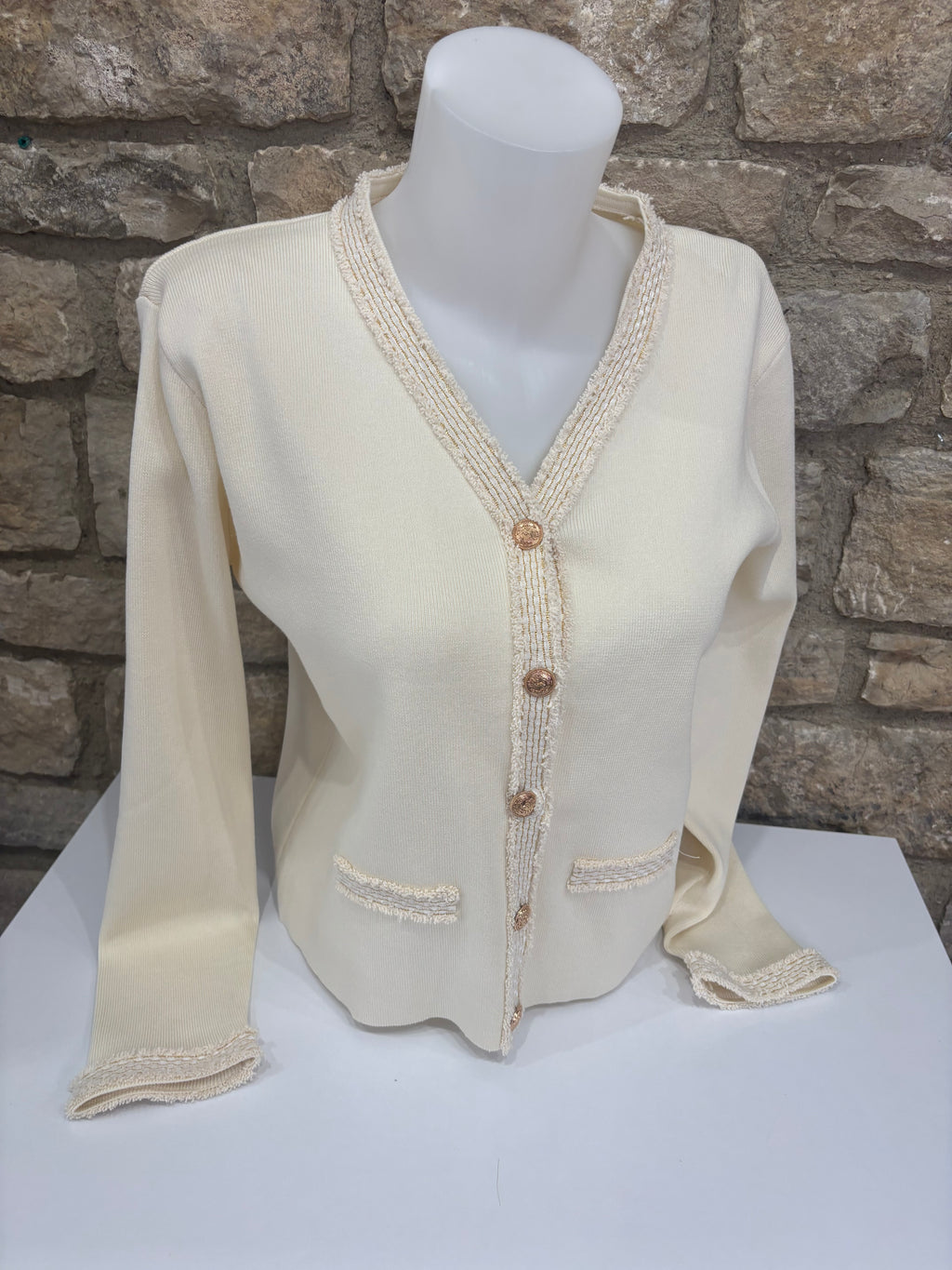 Cardigan écru