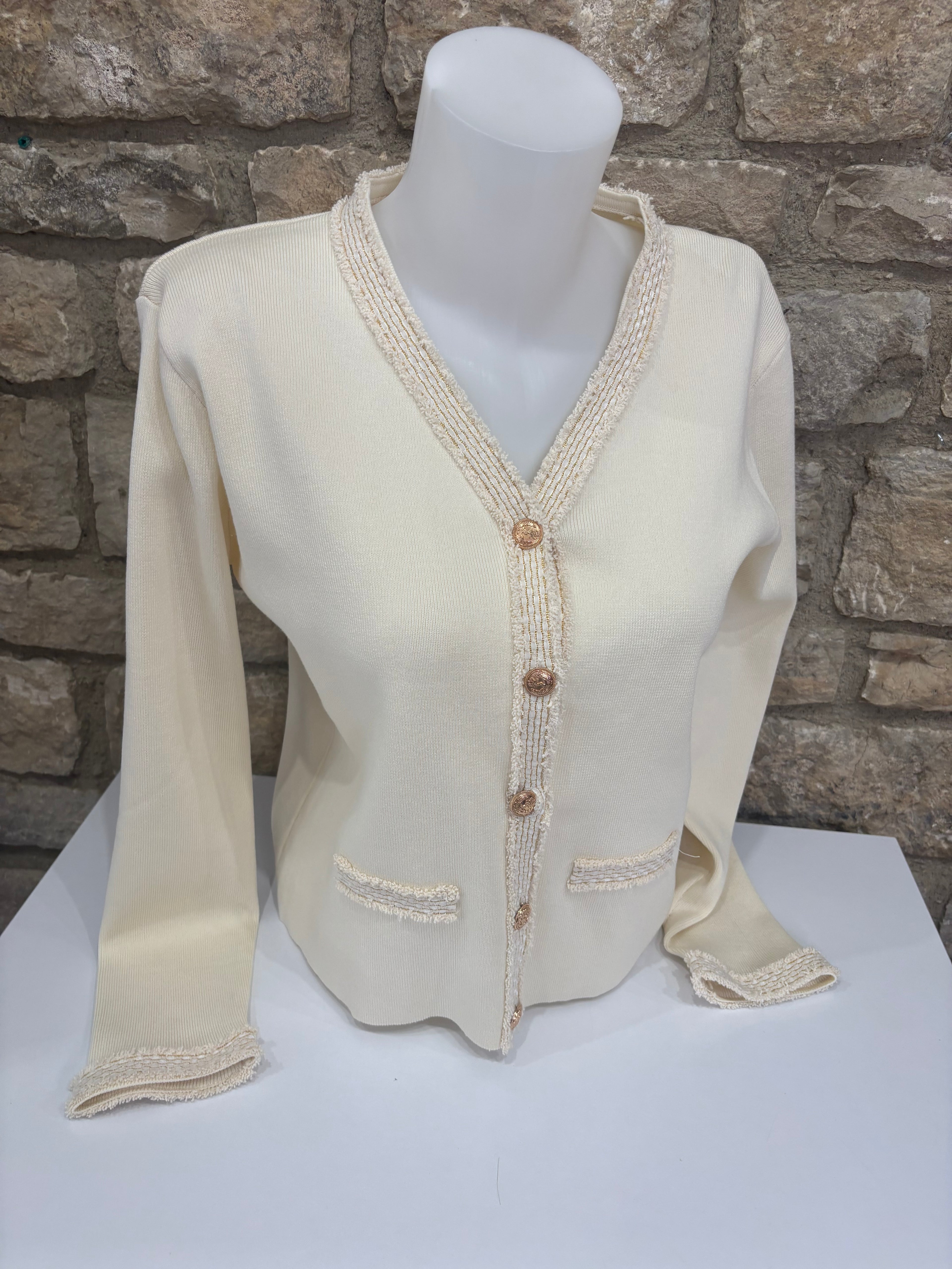 Cardigan écru
