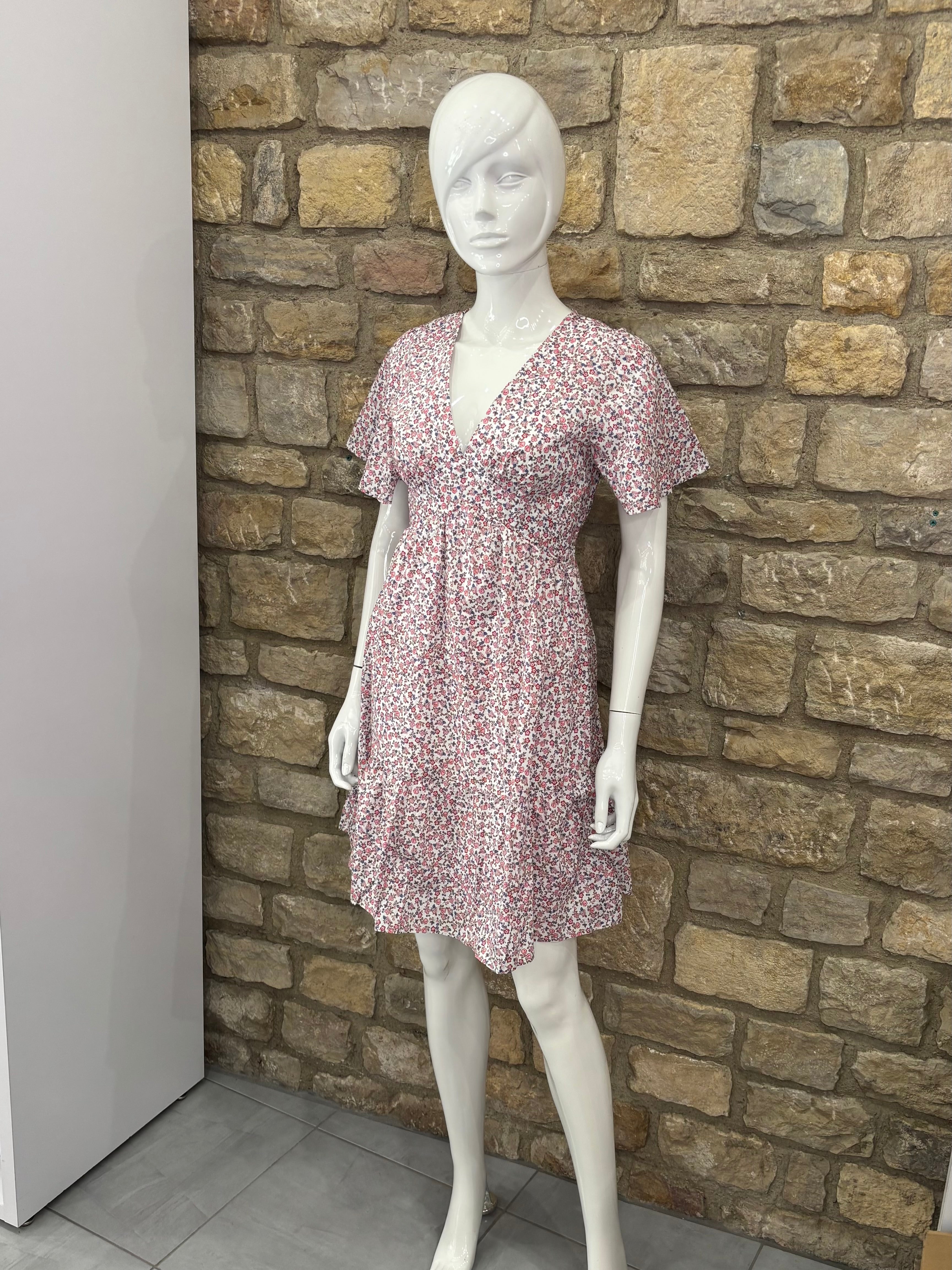 Robe imprimée fleurs aux nuances douces