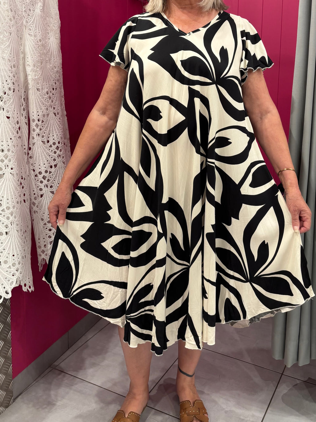 Robe longue fluide chic & confort