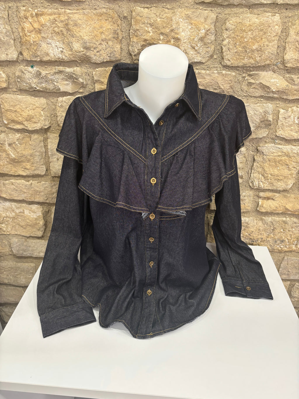 Chemise jeans dark blue