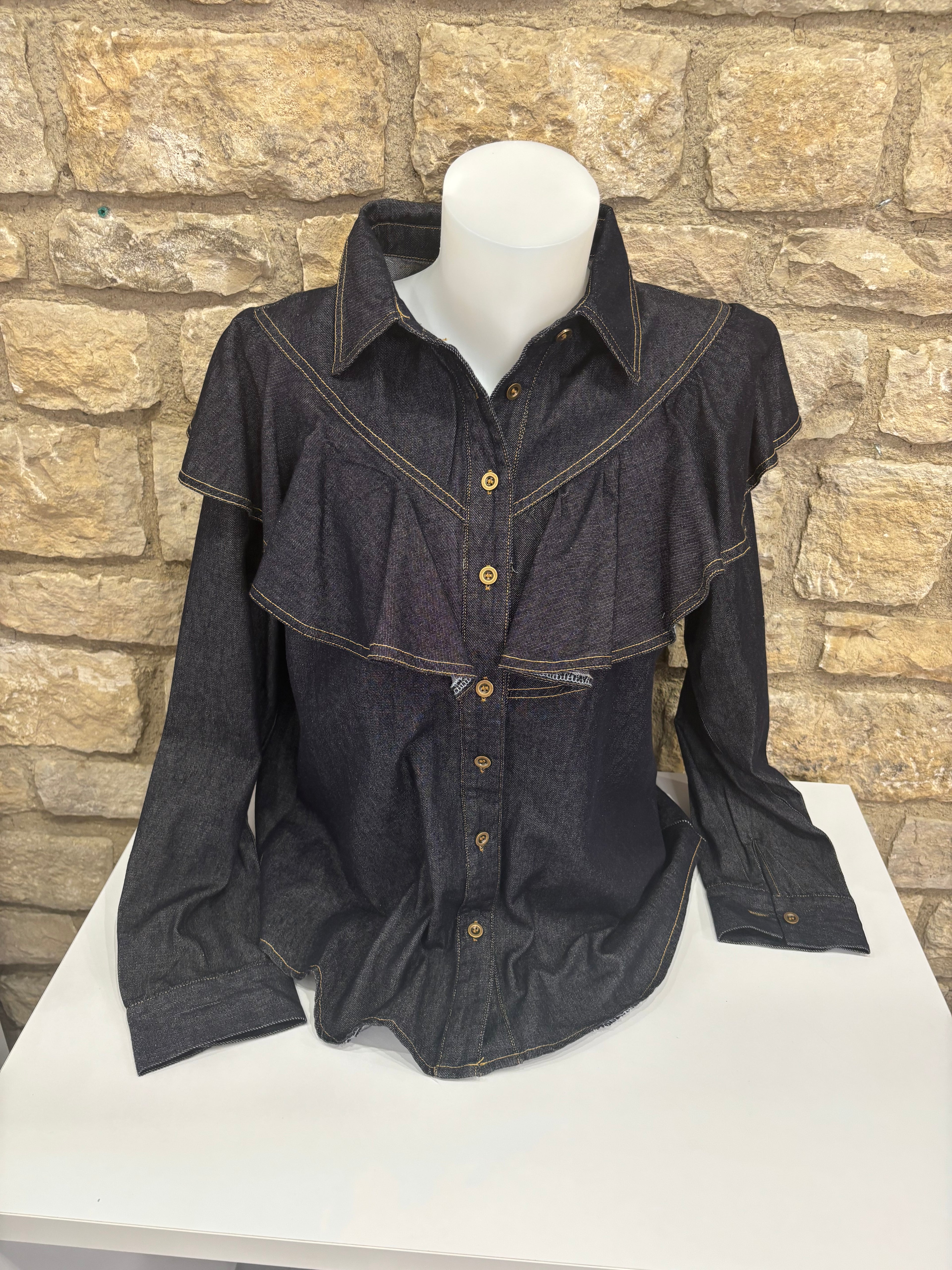 Chemise jeans dark blue