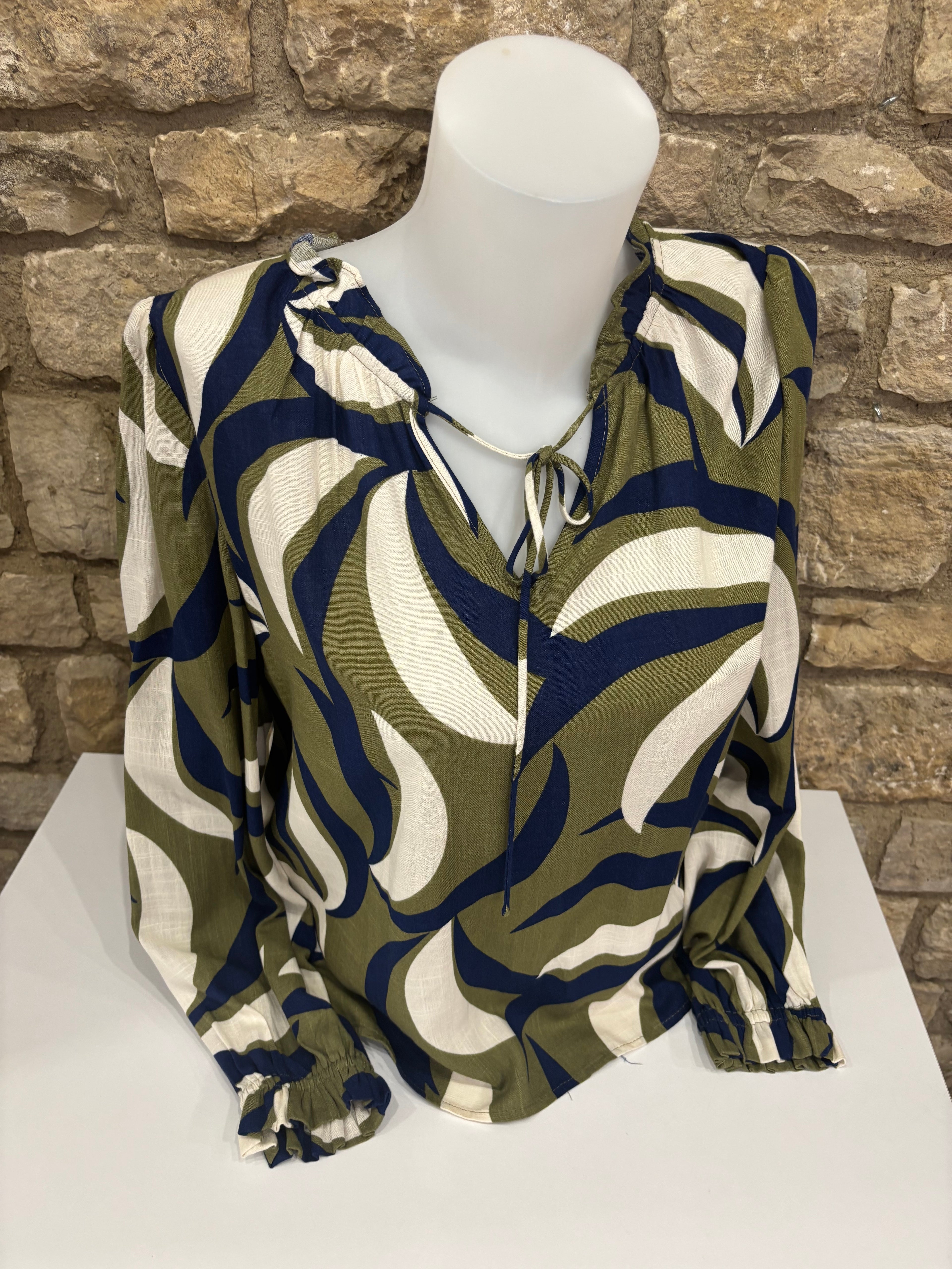 Blouse multicolore