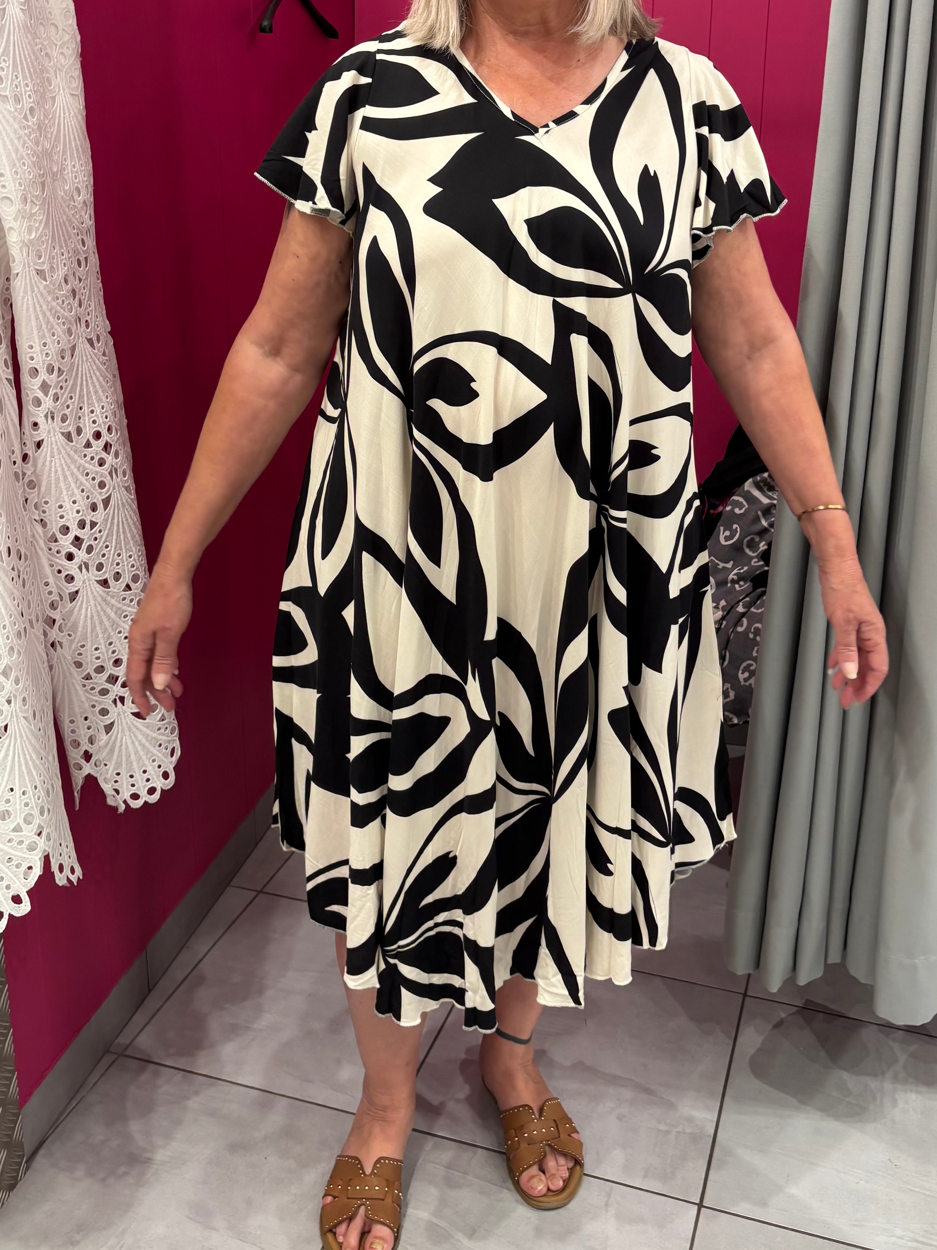 Robe longue fluide chic & confort