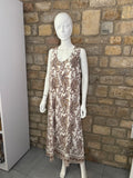 Robe longue sans manches bohème