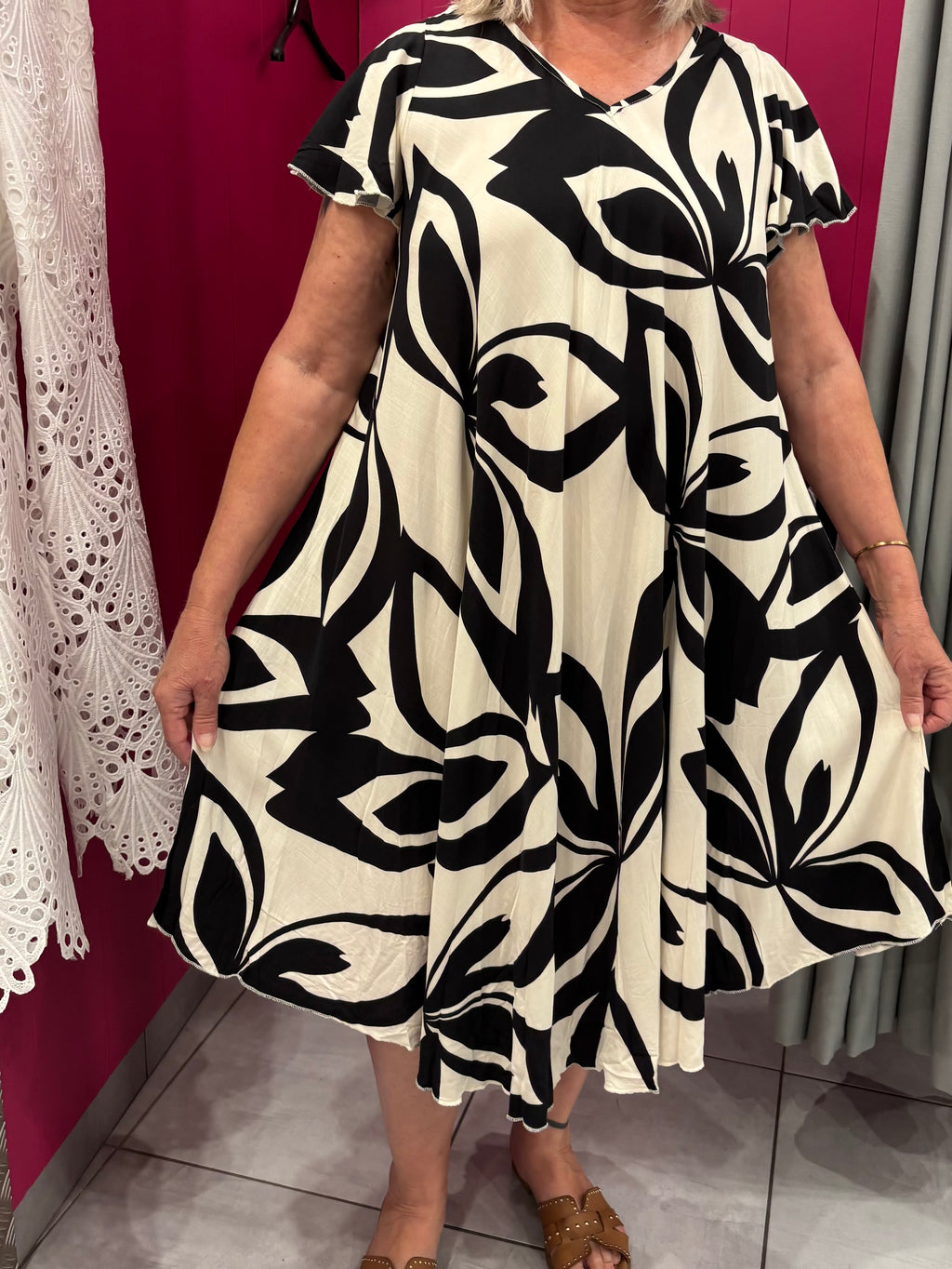 Robe longue fluide chic & confort