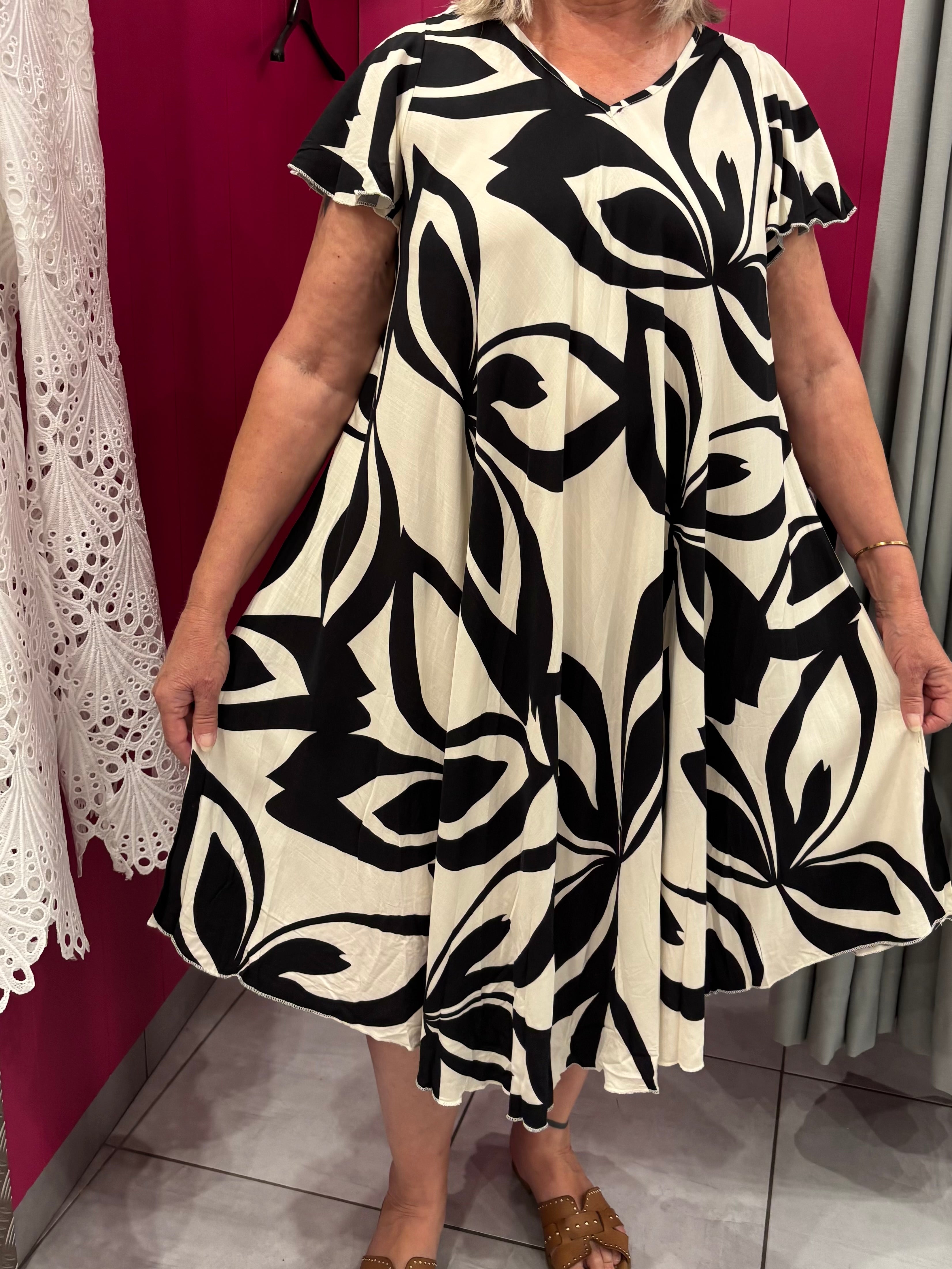 Robe longue fluide chic & confort