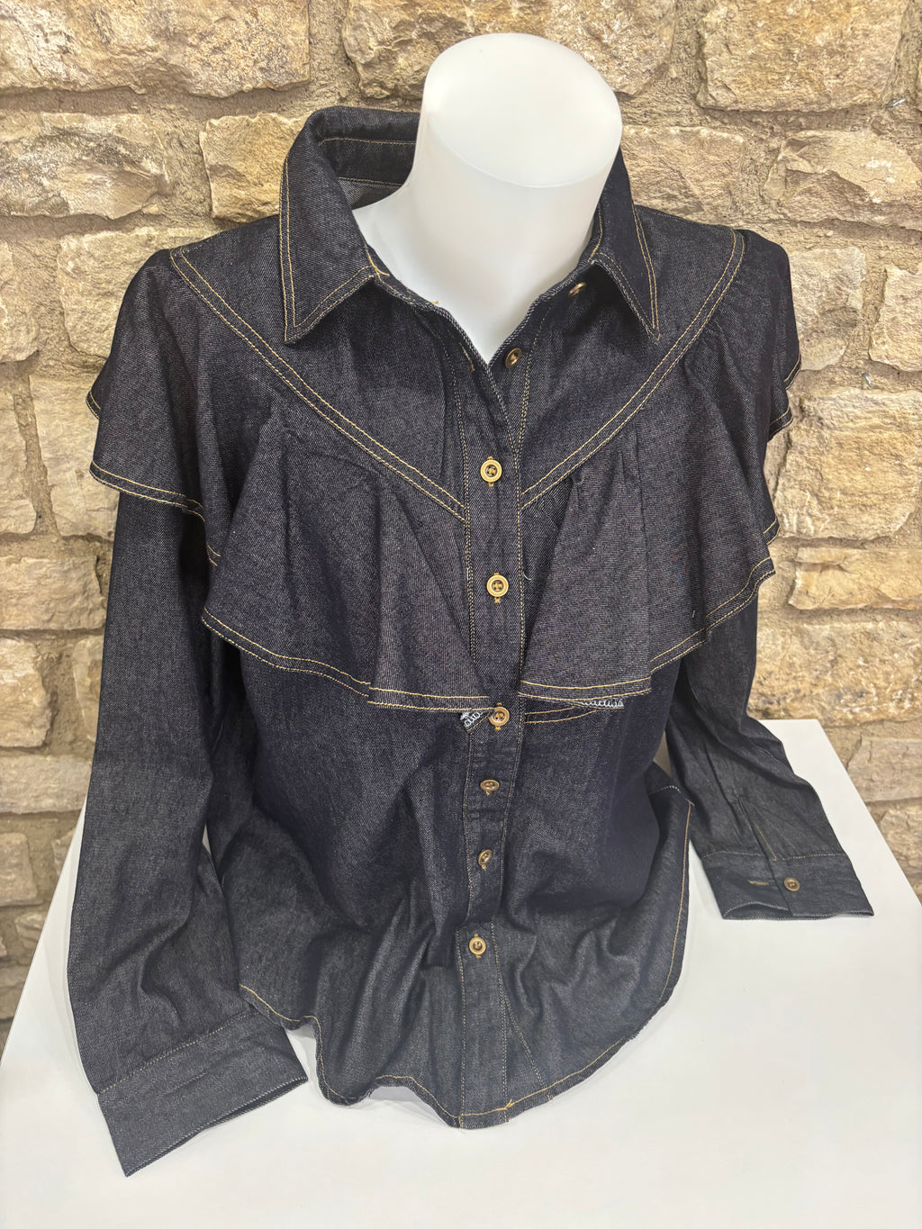 Chemise jeans dark blue