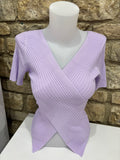 T-shirt cache coeur Lilas
