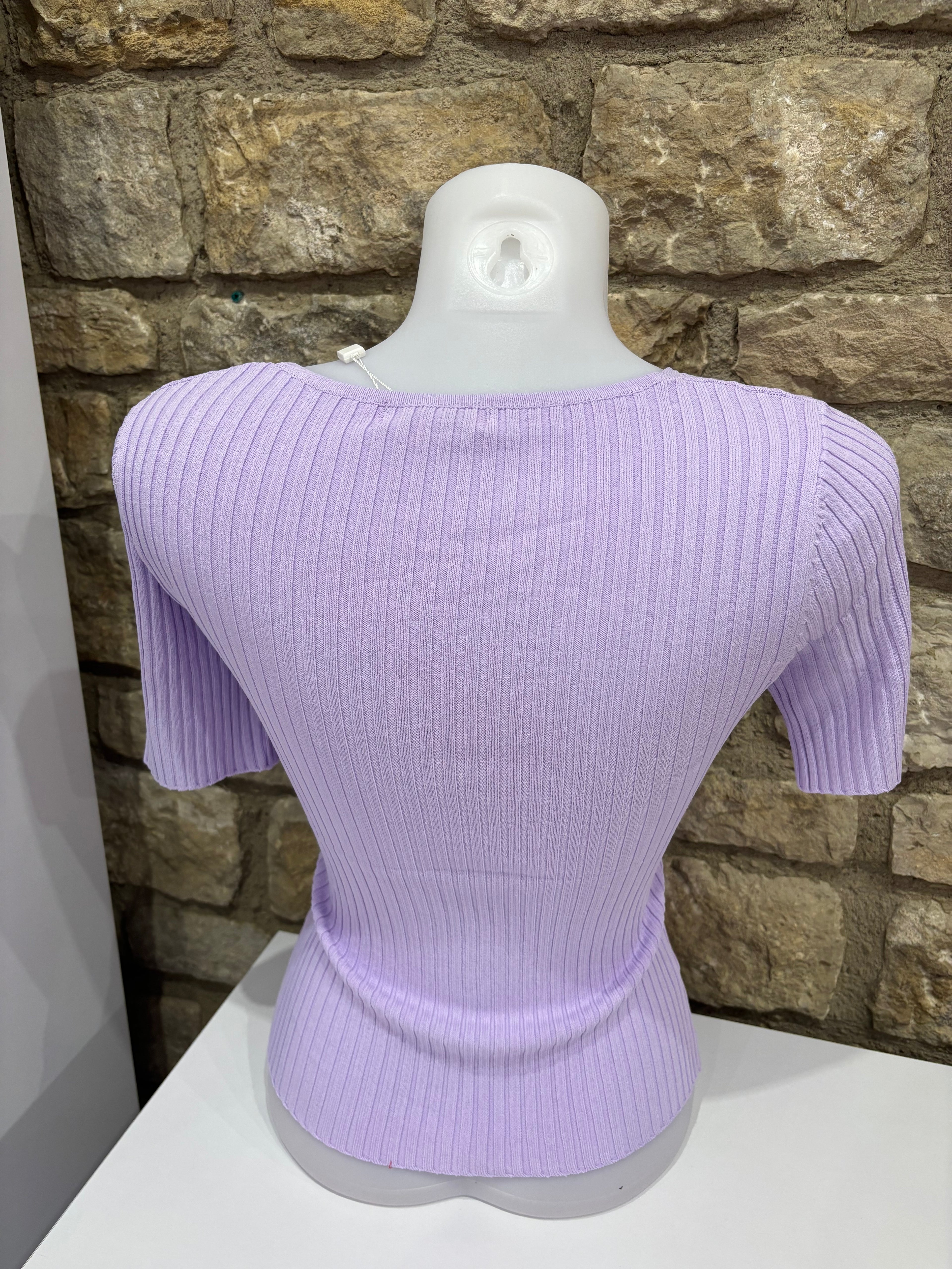 T-shirt cache coeur Lilas