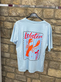 T-shirt manches courtes Lobster bleu ciel