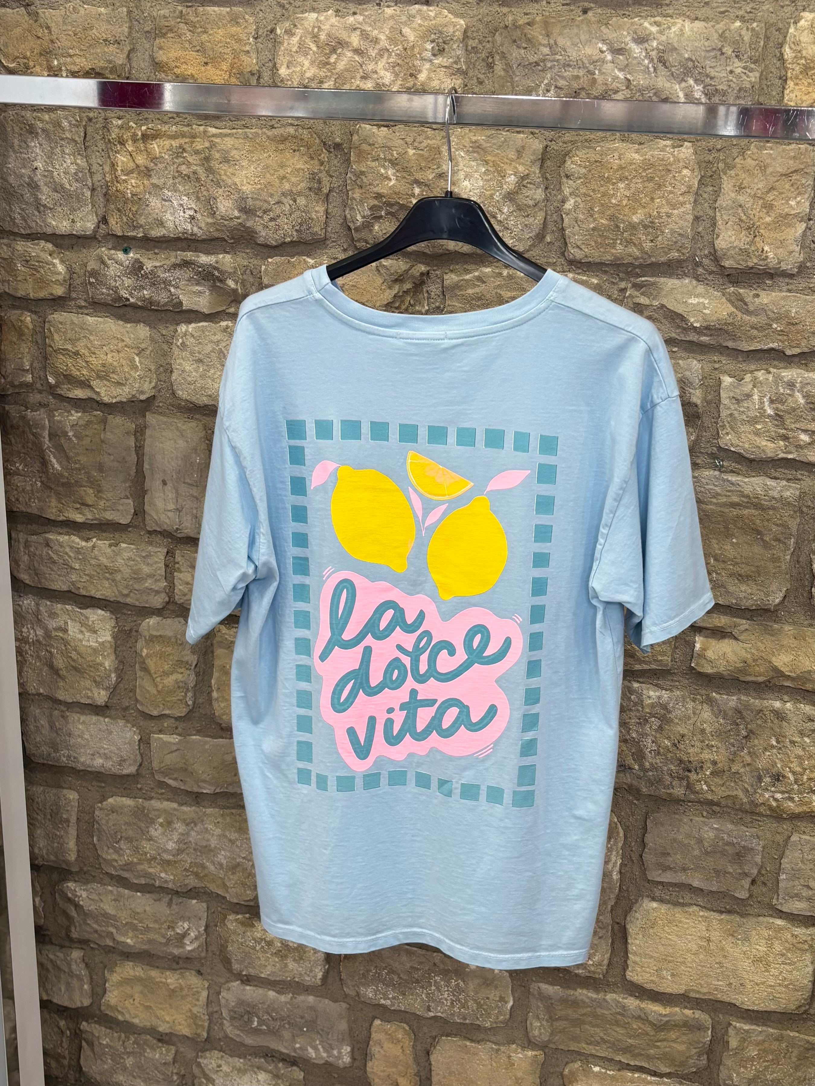 T-shirt à manches courtes Dolce Vita bleu ciel