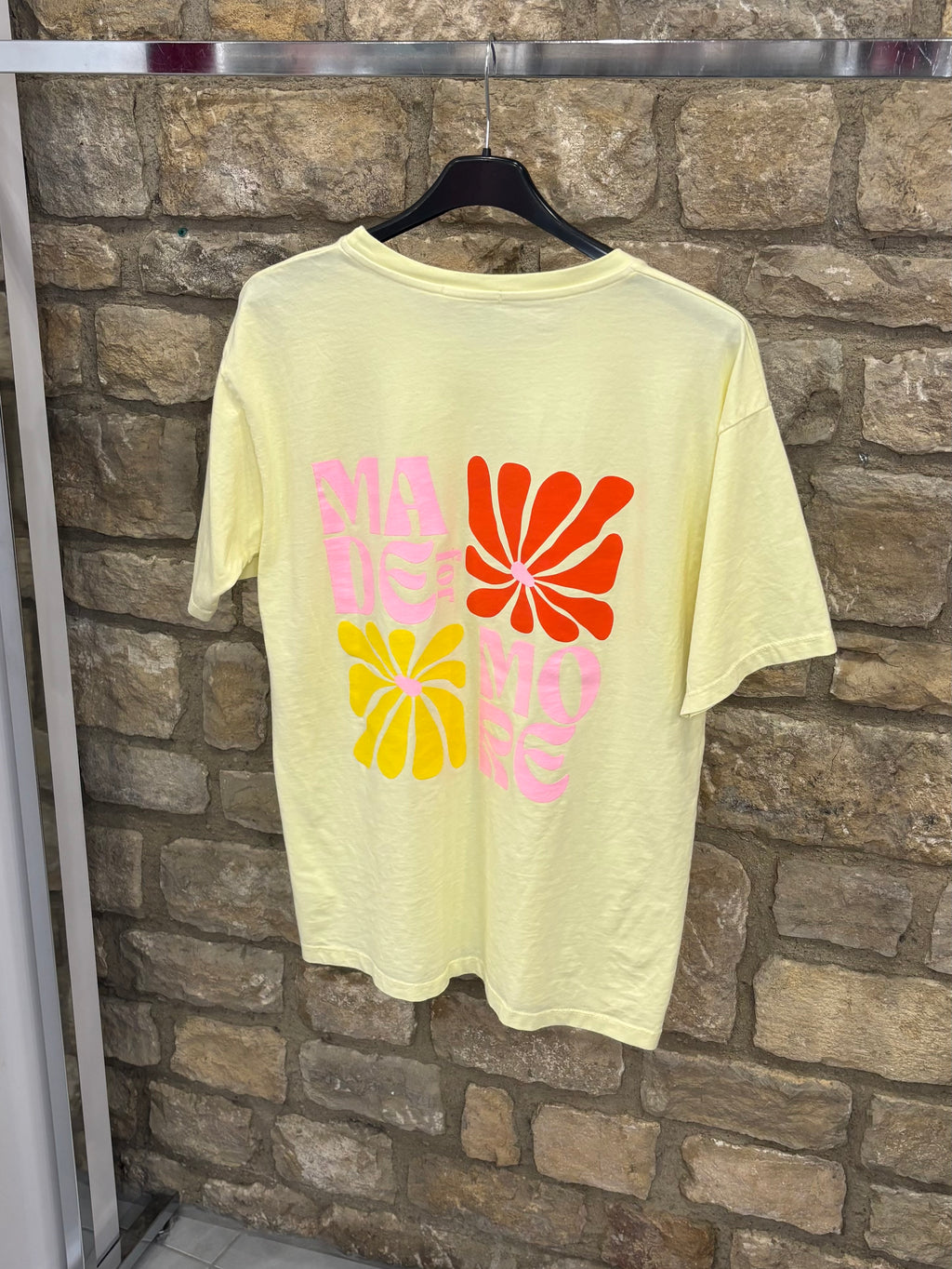 T-shirt manche courte Made For More Jaune
