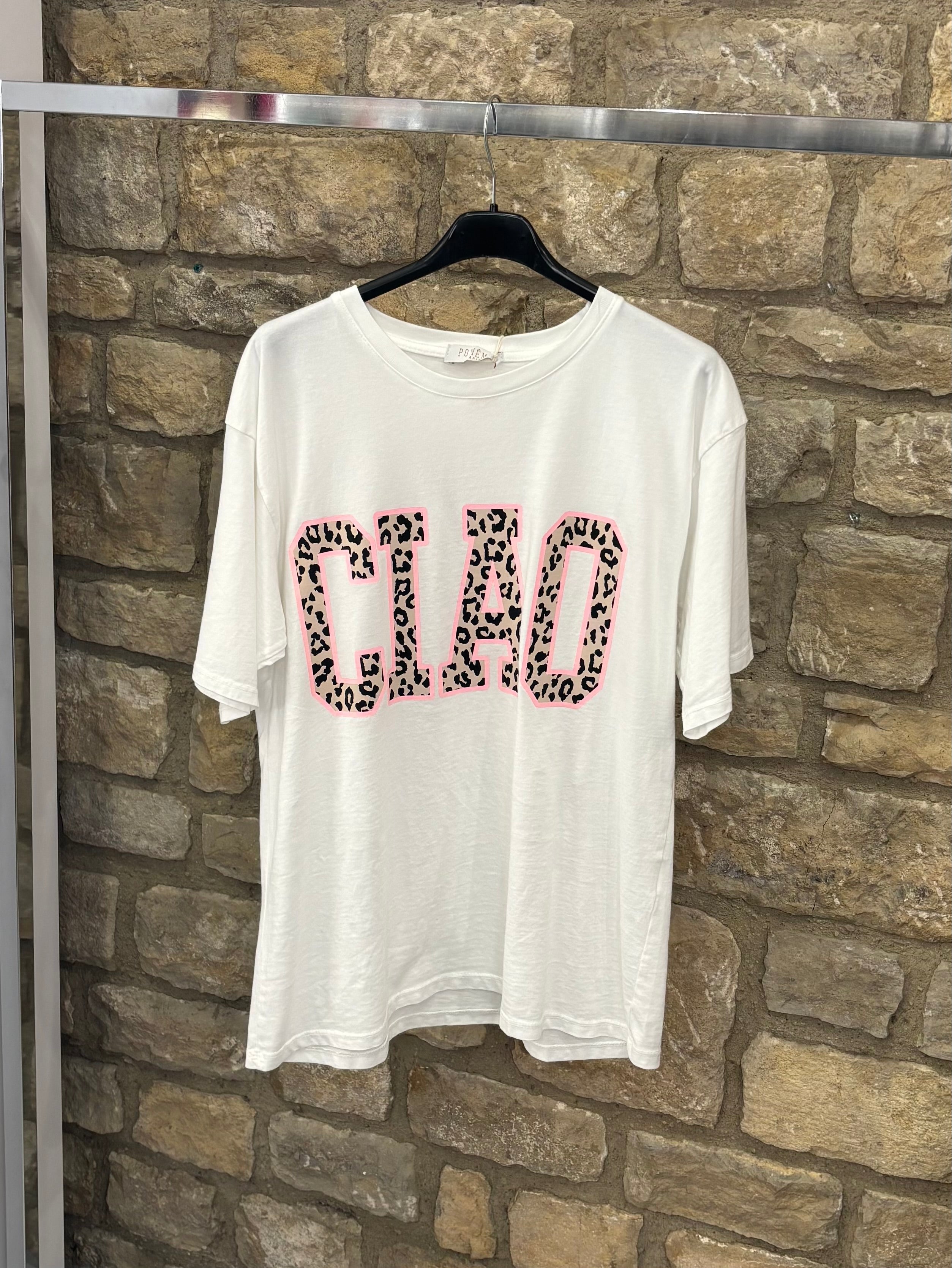 T-shirt à manches courtes CIAO blanc