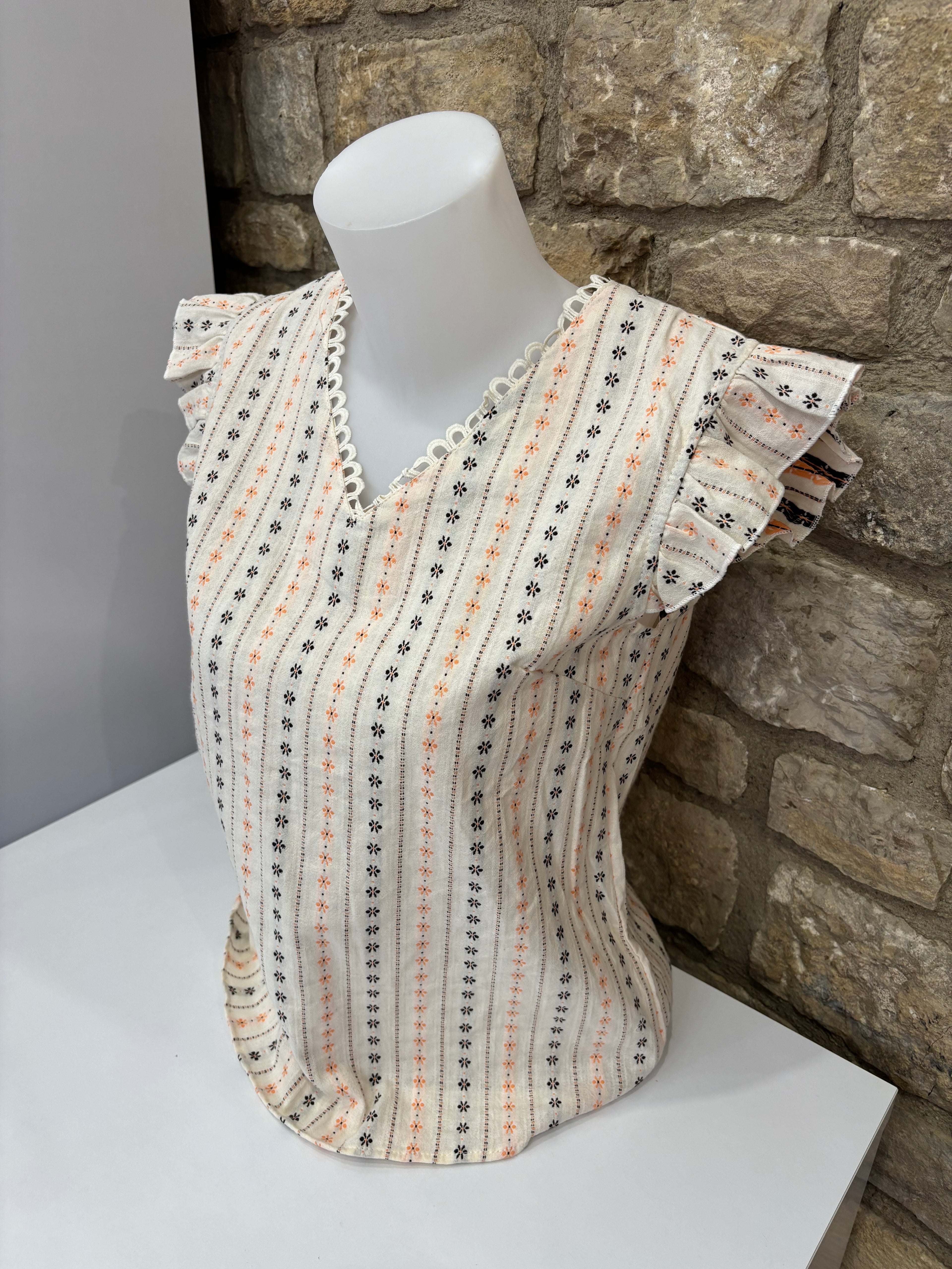 T-shirt débardeur bohème