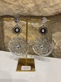 Boucles d'oreilles pendantes "Eclat solaire"