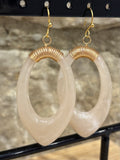 Boucles d'oreilles "Douceur nacrée"