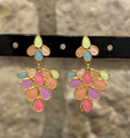 Boucles d'oreilles "Cascade de pétales"