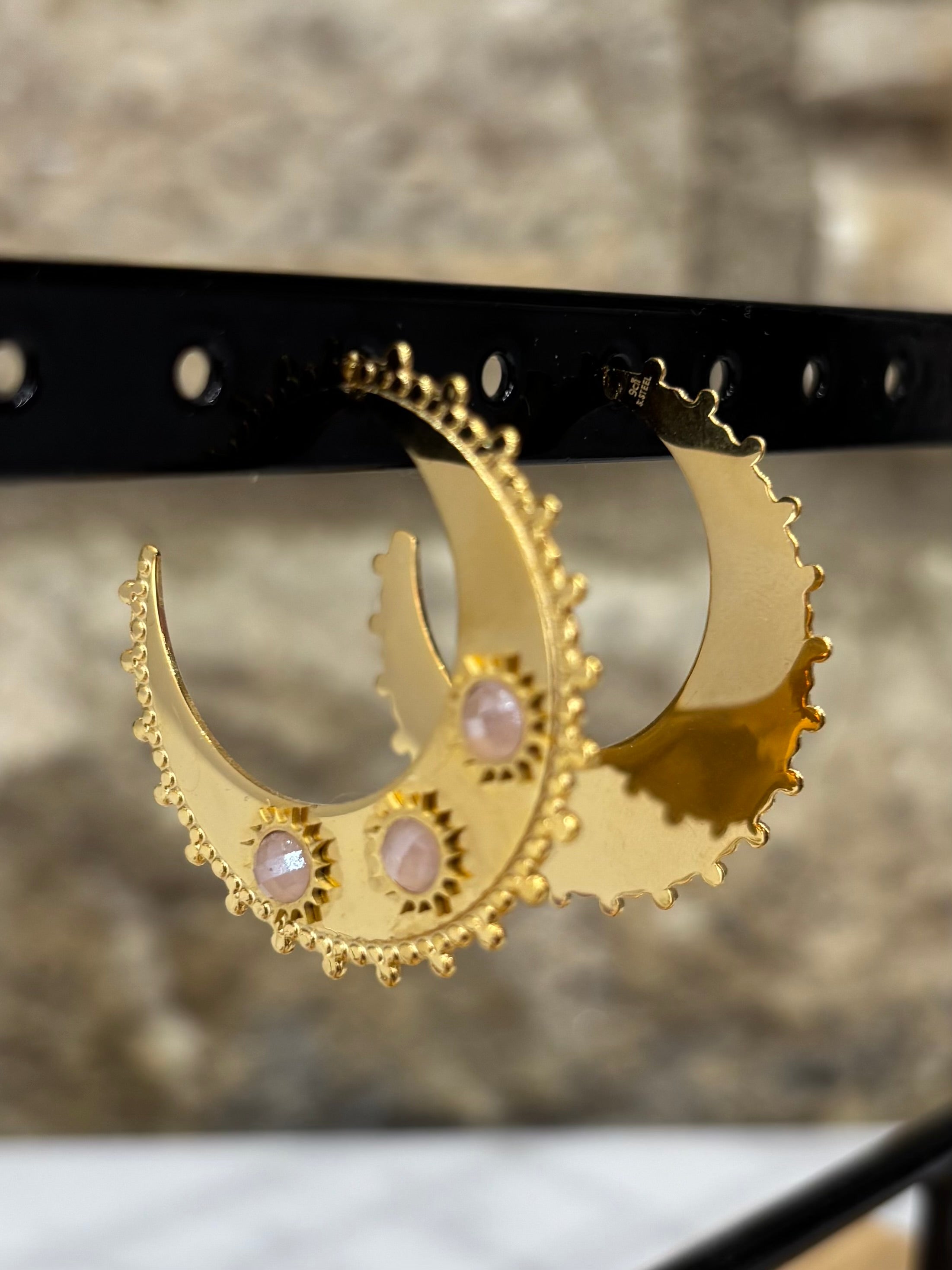 Boucles d'oreilles Créoles épaisses