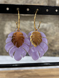Boucles d'oreilles Tropicales Lilas