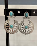 Boucles d'oreilles Bohème Turquoise