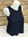 Top en dentelle Anais Marine