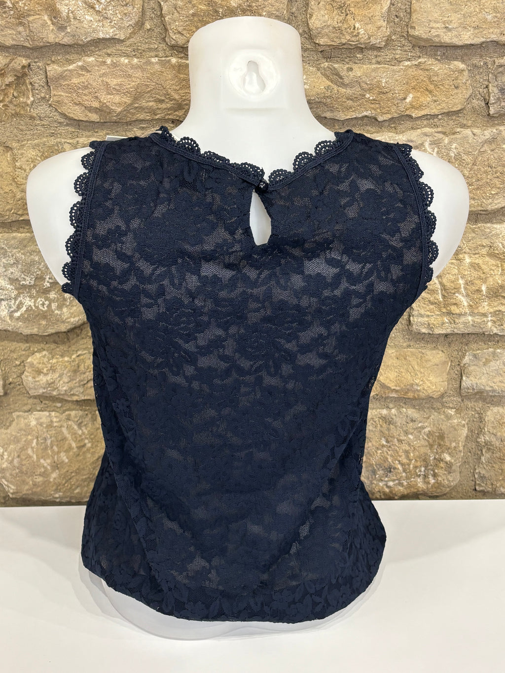 Top en dentelle Anais Marine