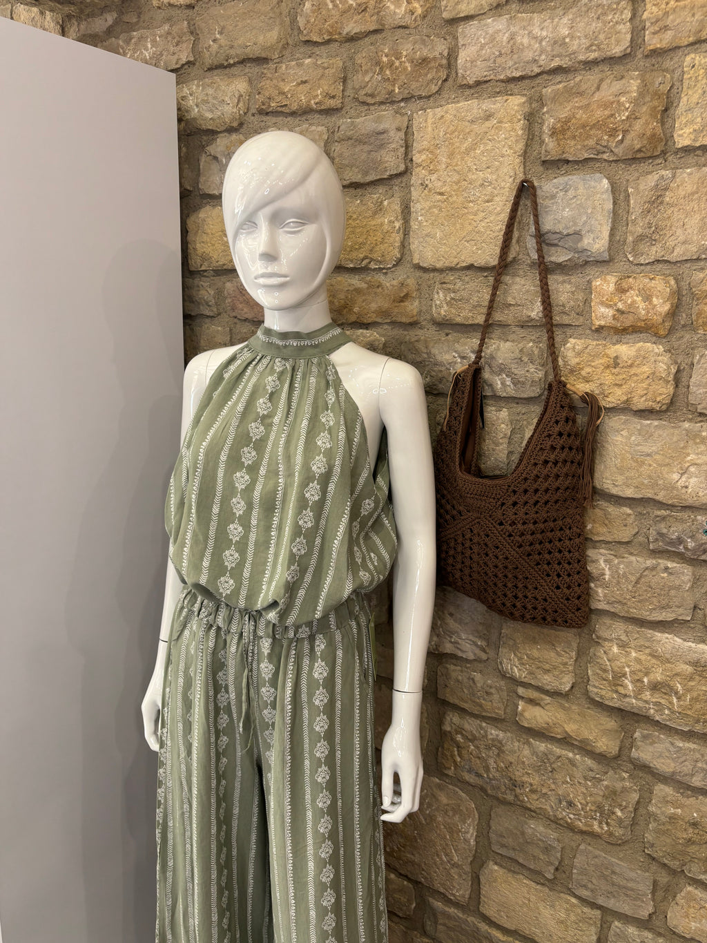 Ensemble haut & bas Kaki