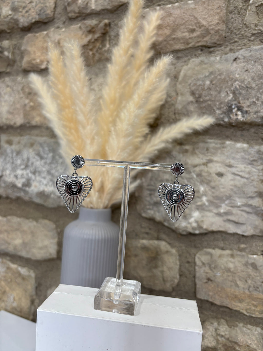 Boucles d'oreilles coeur