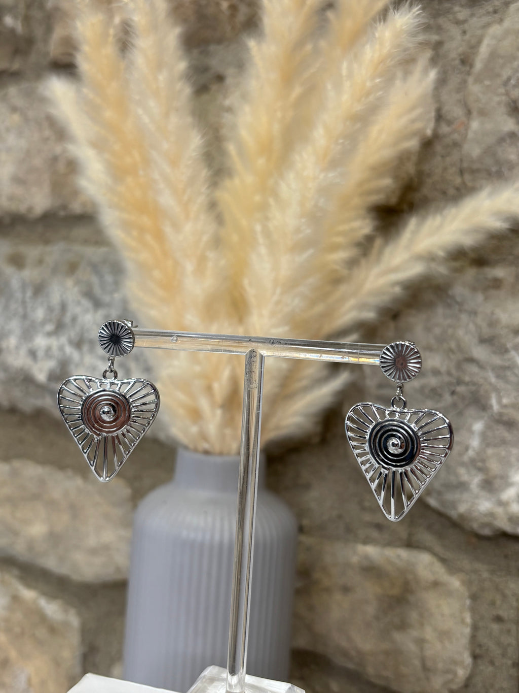 Boucles d'oreilles coeur