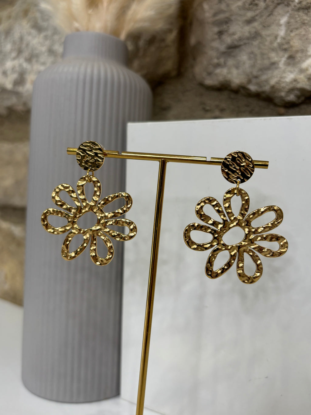 Boucles d'oreilles Fleur