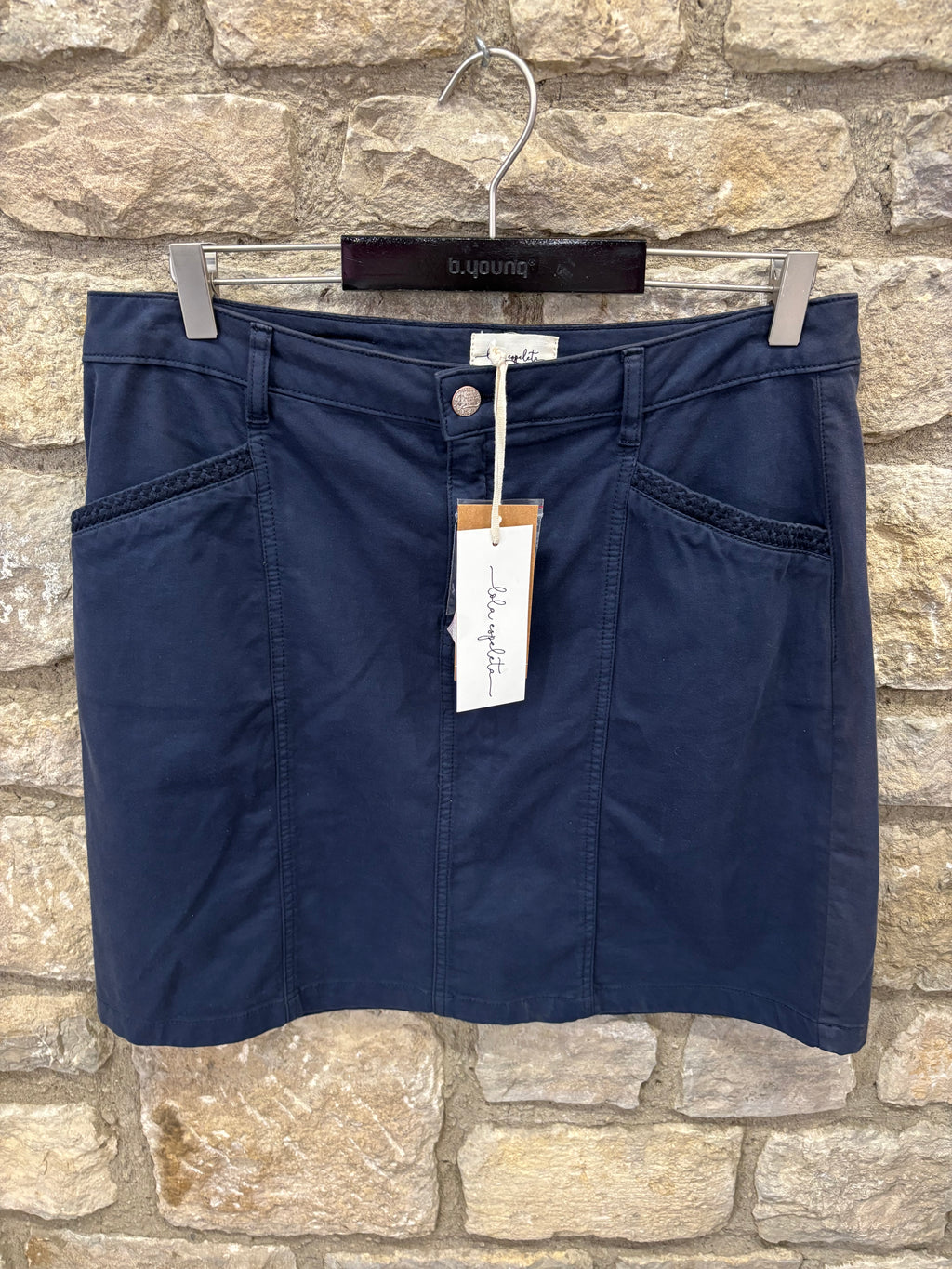 Jupe coton marine Lola Espeleta