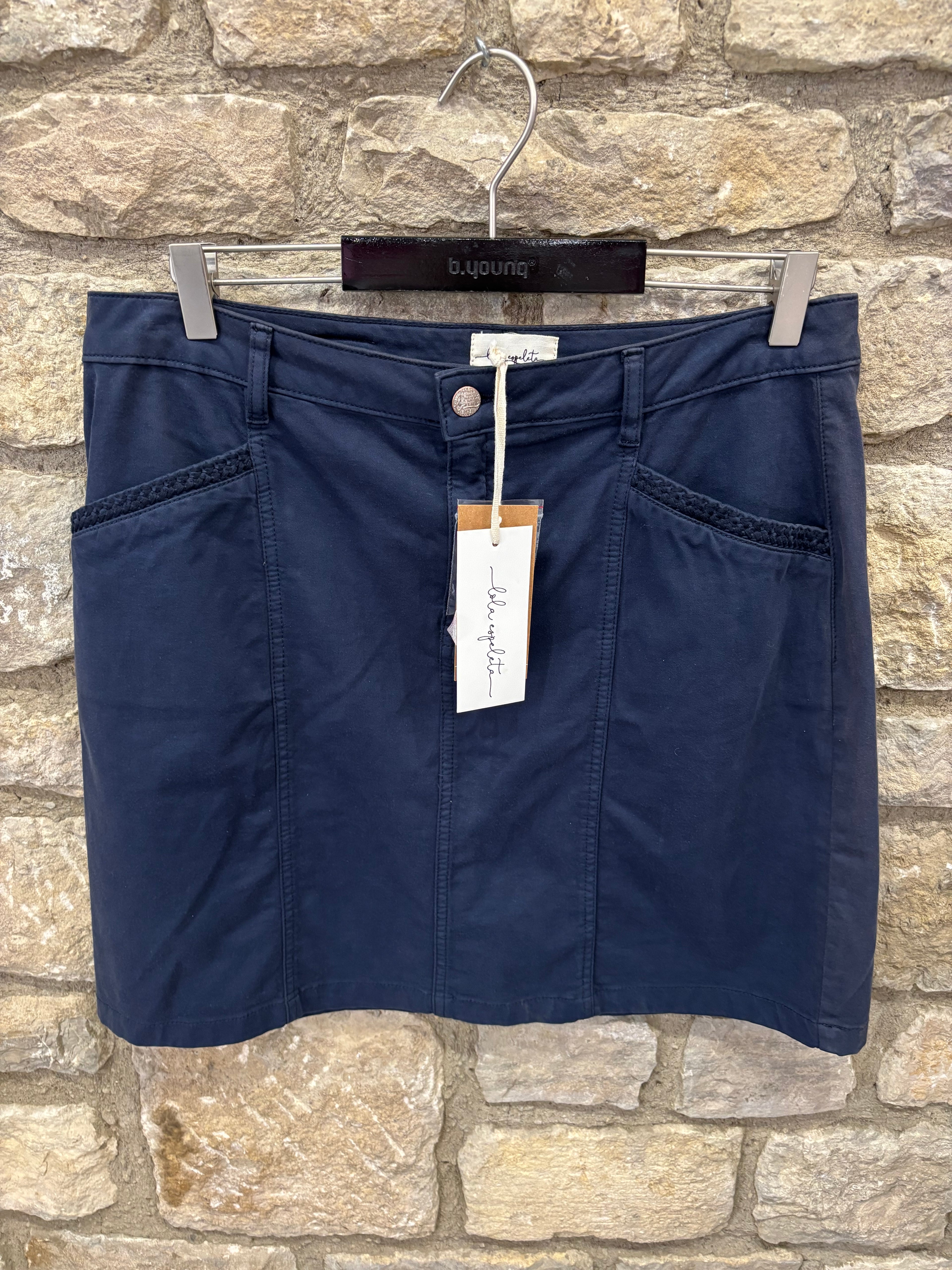 Jupe coton marine Lola Espeleta