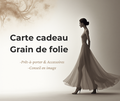 Carte cadeau Grain de folie